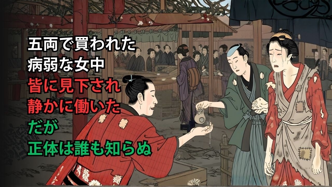 五両で買われた病弱な女中だが…その正体は誰も知らなかった