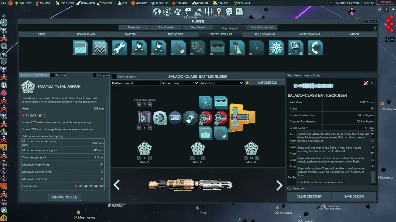 Terra Invicta - Brutal Diff. - Planetary Defense Ship Designs
