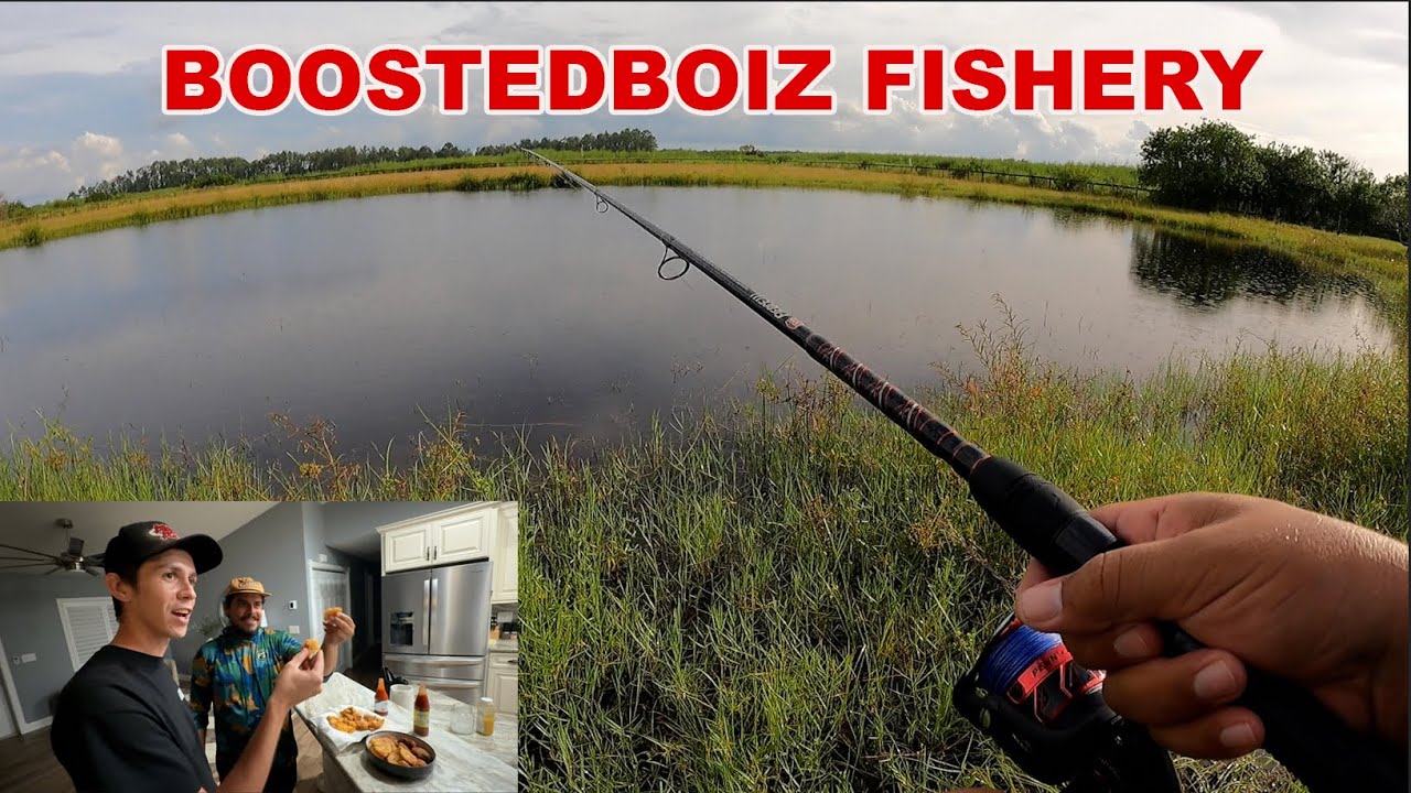 FIRST FISH FRY out of Boostedboiz POND!