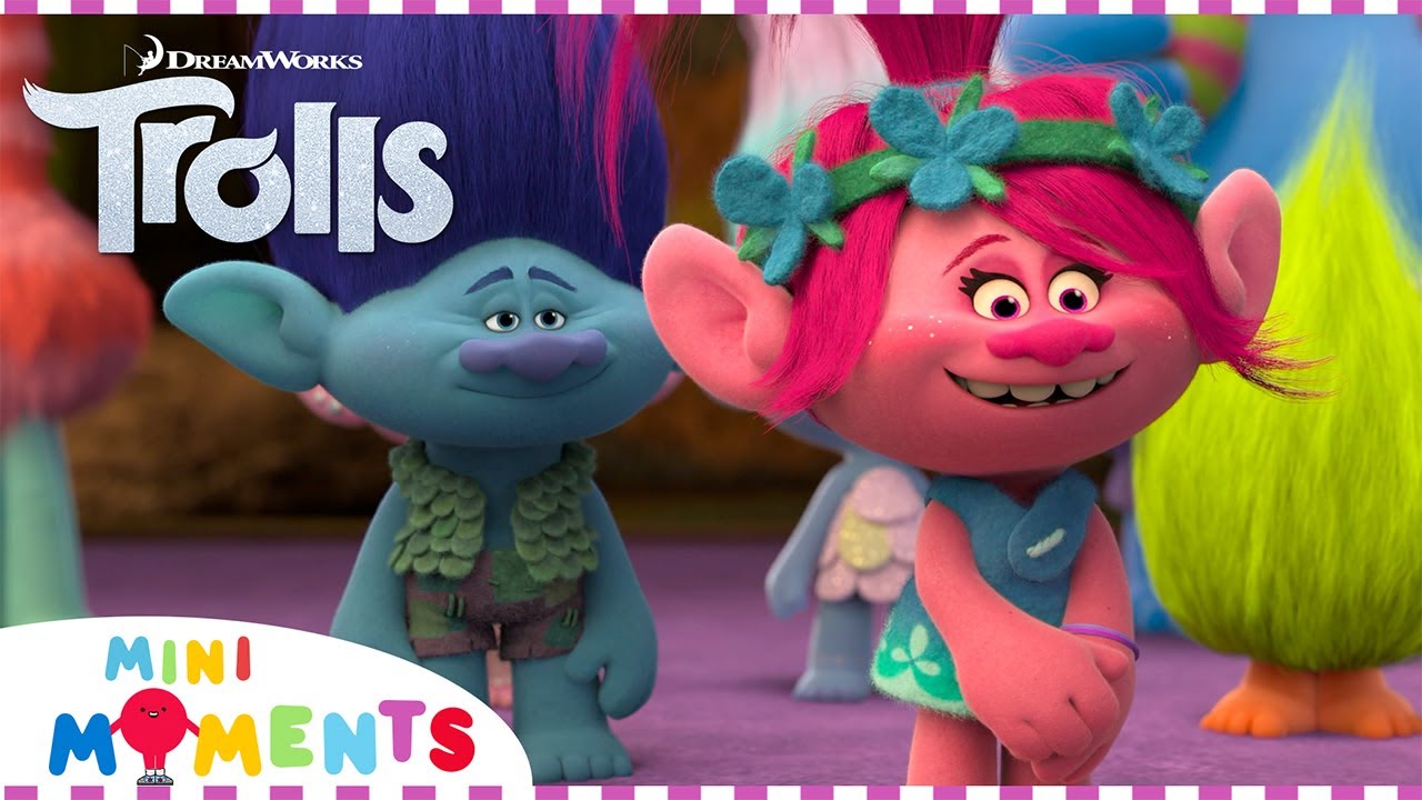 Poppy and Branch Save The Day! 💙 💖 🌈 | Trolls (2016) | Movie Moments | Mini Moments