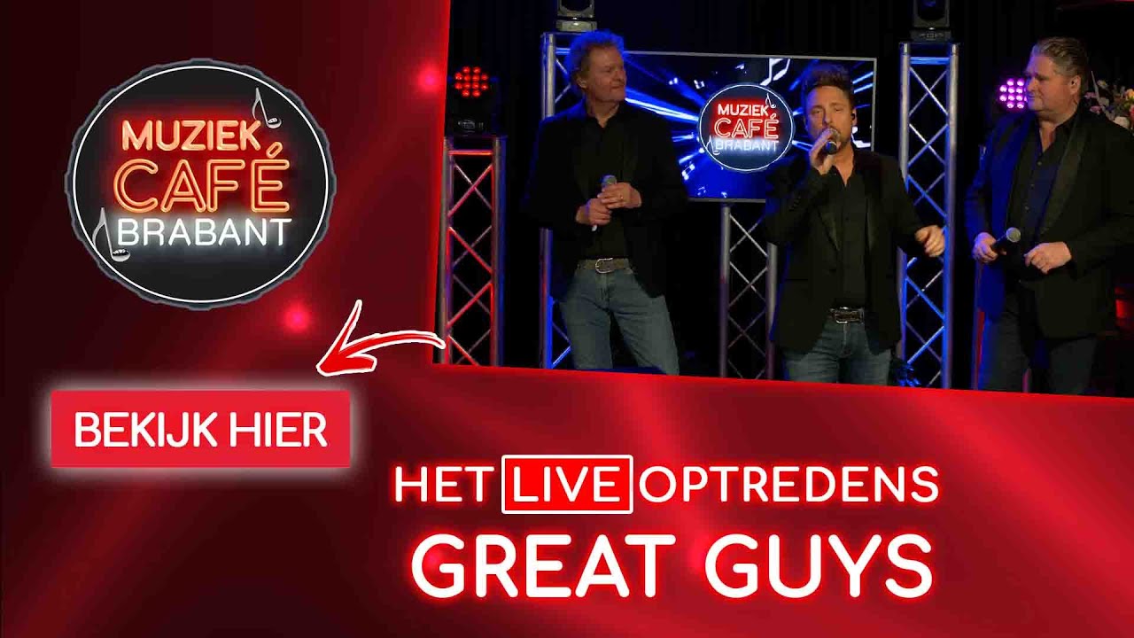 Great Guys Live optreden | Muziekcaf&eacute; Brabant