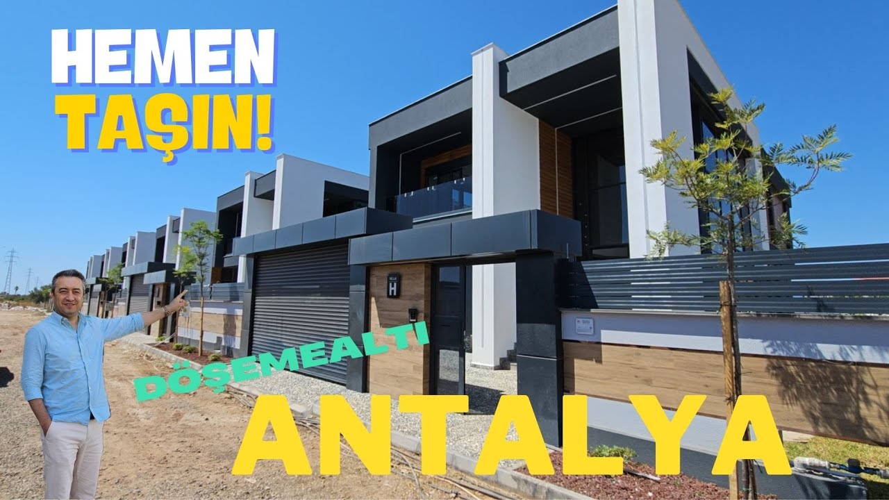 ANTALYA VİLLARI - YENİ BİR YAKLAŞIM- EN MODERN VİLLA-