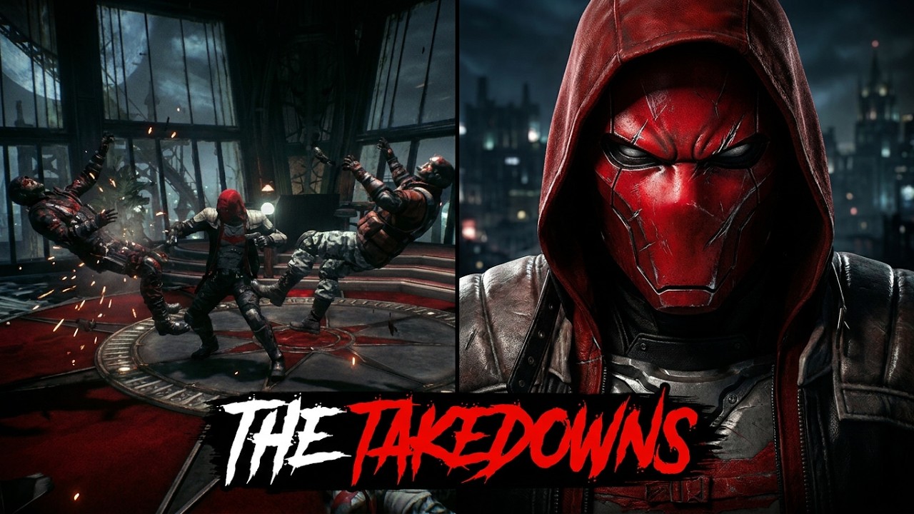 Red Hood Dealing with Henchmen Like Ragdolls & Then There Are His Takedowns…