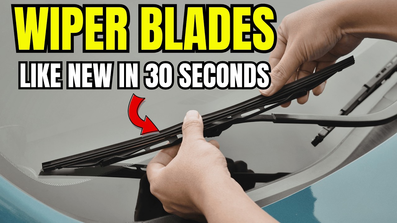 Squeaky Windshield Wiper Blades?  Fix It in 30 Seconds