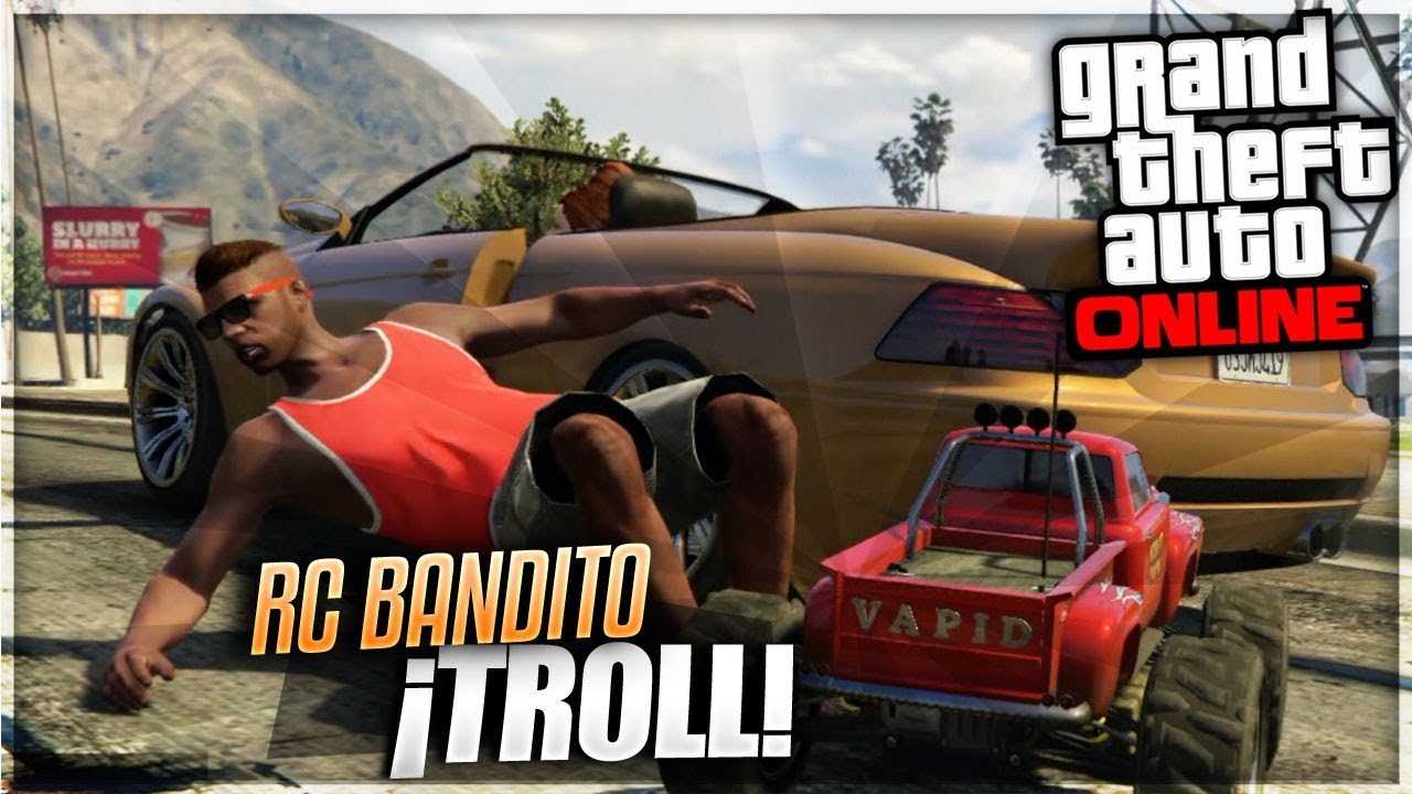 TROLLEANDO a JUGADORES en el MODO LIBRE con el RC BANDITO - GTA Online