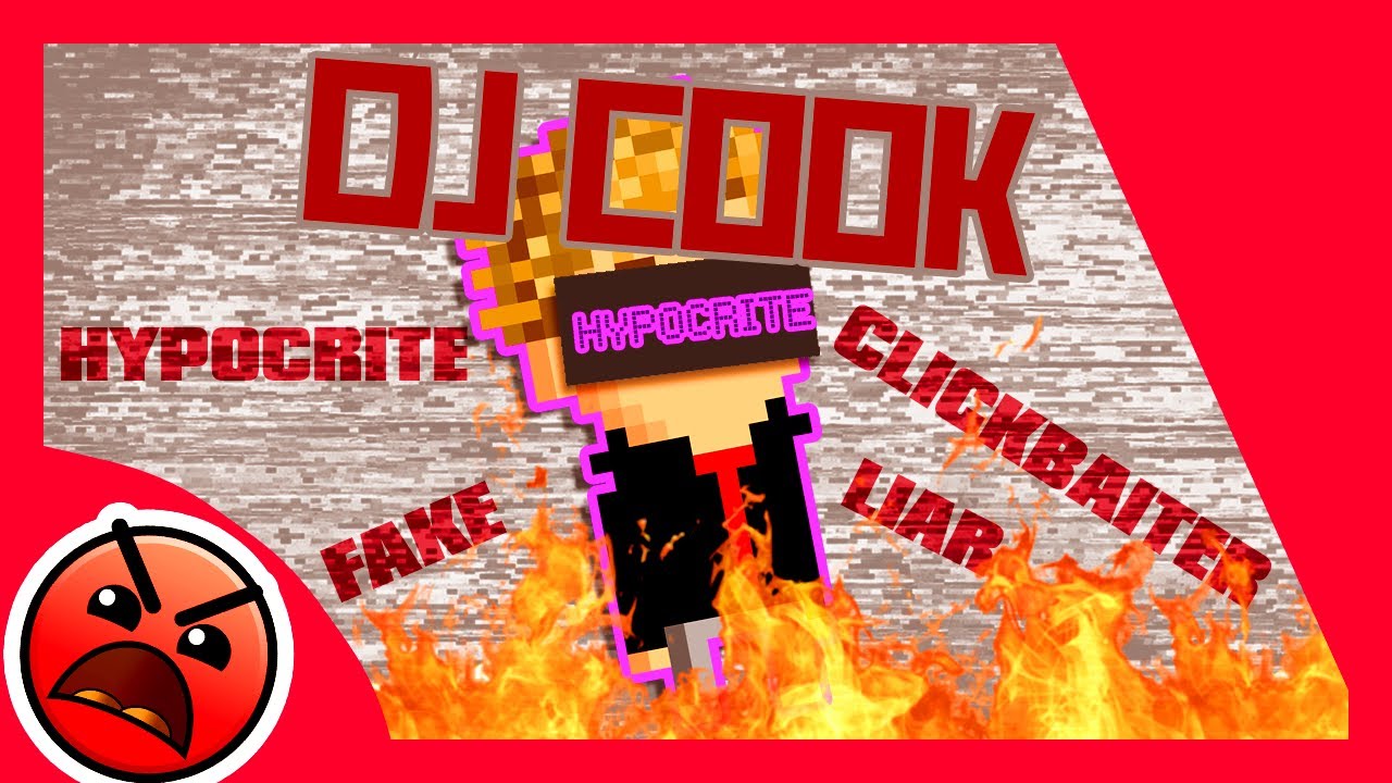 DJ Cook The WORSE HYPOCRITE on YouTube(He Doesn’t Cook)