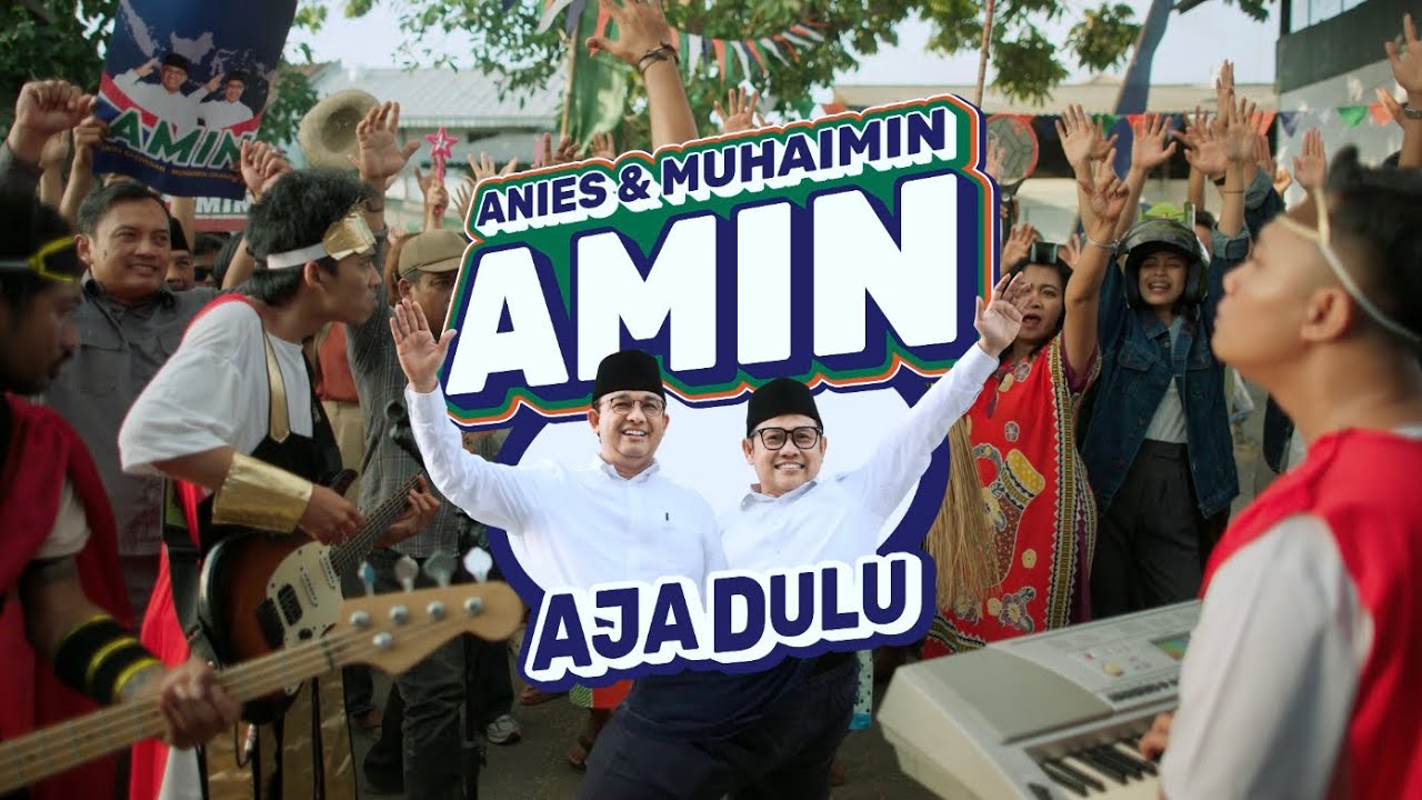 Gimana lagunya asyik nggak? Yuk hafalin besok kita nyanyikan bareng-bareng ke KPU. #AMINAjaDulu