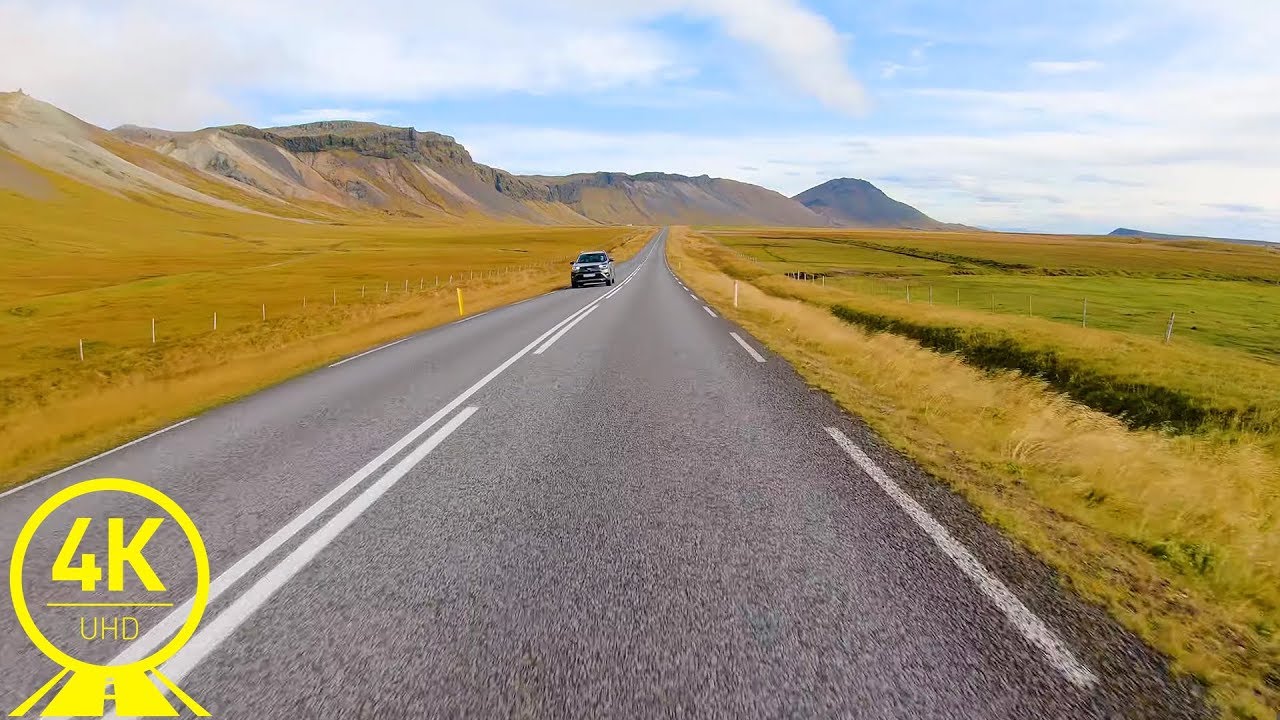 [4K 60fps] Scenic Drive - Driving through Iceland - 5 Hour Road Trip - Part #2
