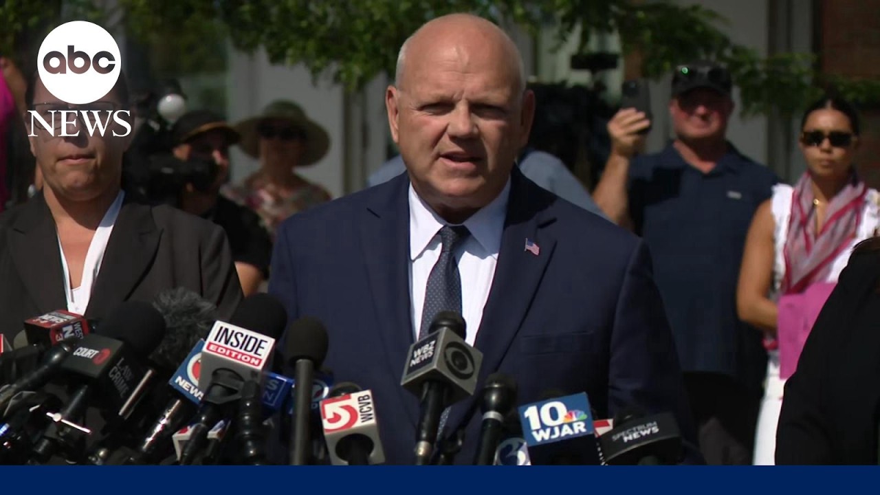 Prosecutors speak to reporters after Lindsay Clancy mistrial