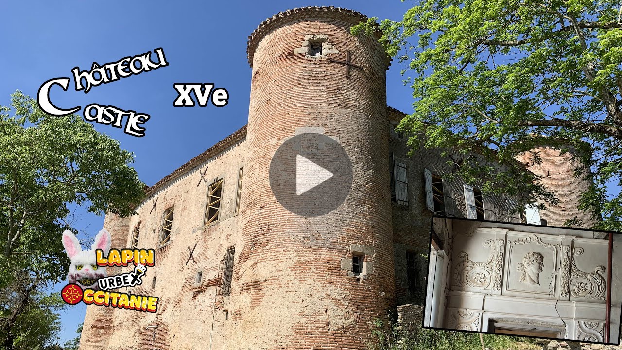 🎥 Lapin Urbex 🐰🔦 et un château de la fin du moyen-âge 🏰 / a castle from the end of the Middle Ages🇬🇧