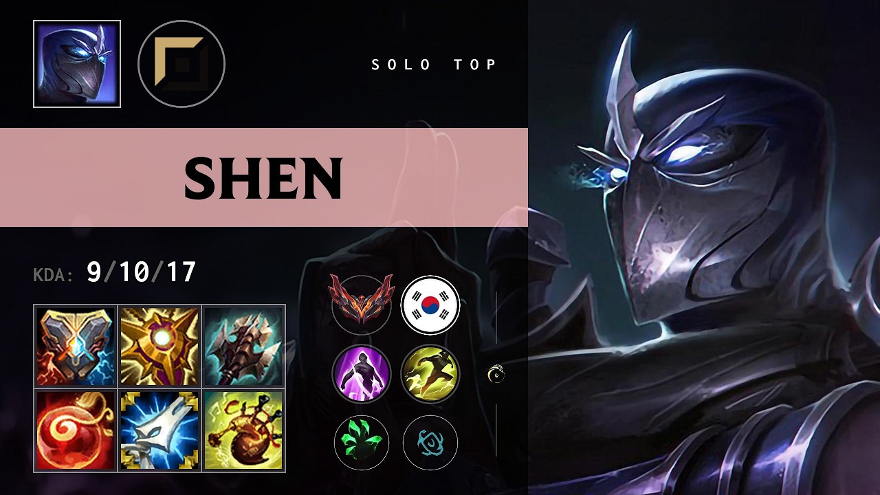 Shen Top vs Ambessa - KR Grandmaster Patch 26.11