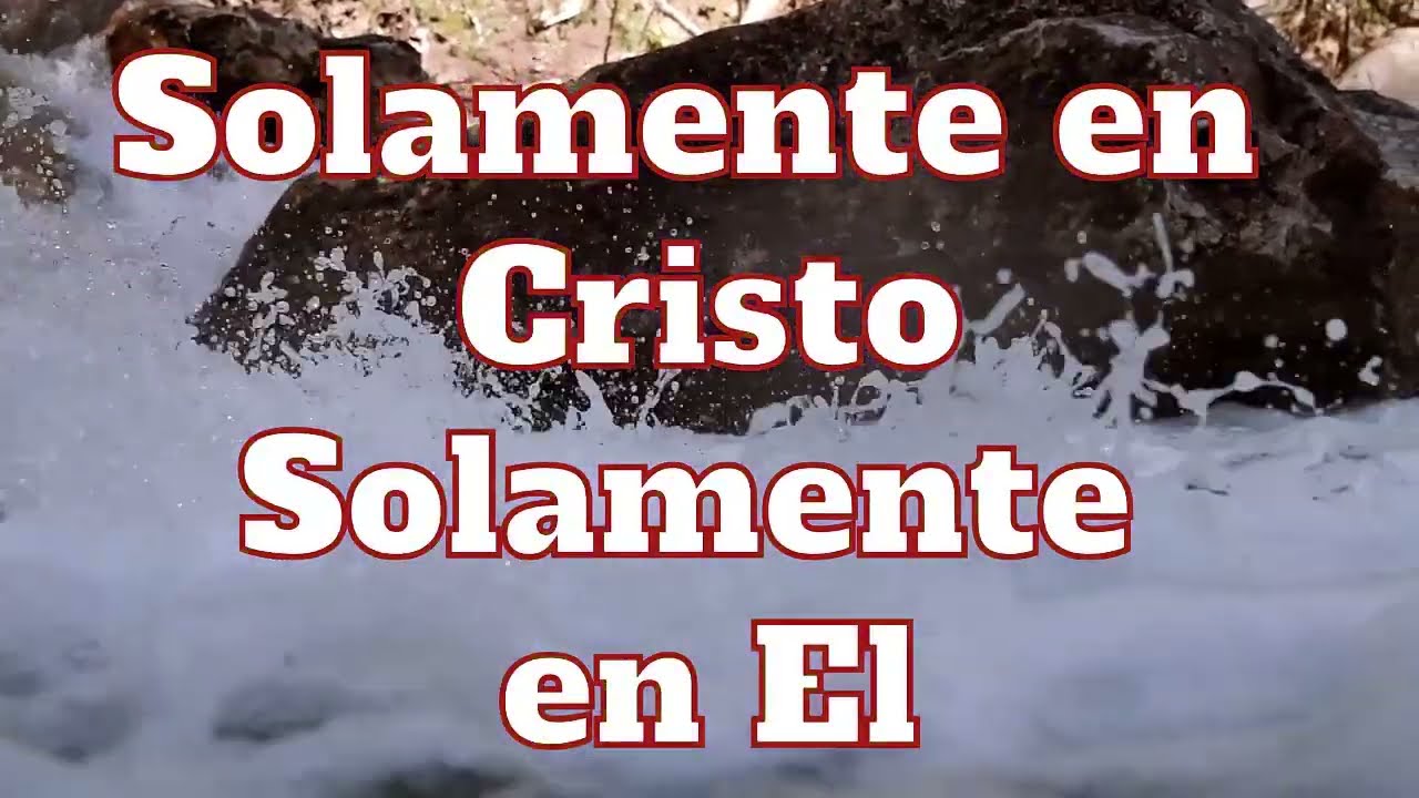 POPURRI SOLAMENTE EN CRISTO MARIACHI KARAOKE