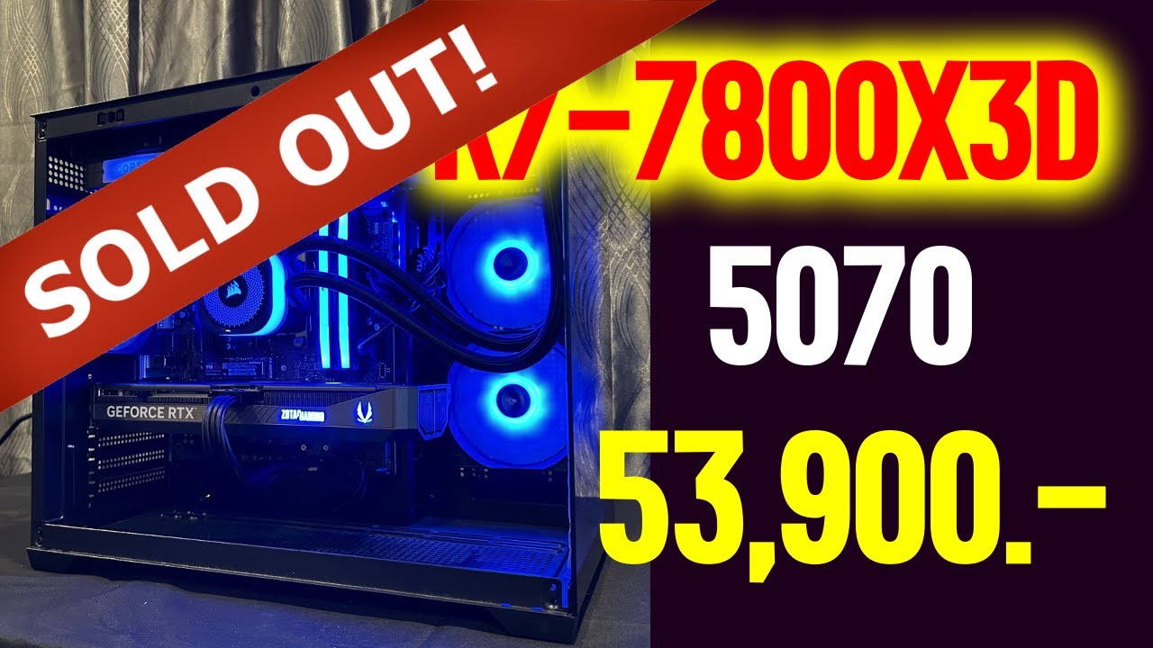 (ขายแล้วค่ะ) คอมเทพ 5070 + R7 7800X3D | เครื่องนี้เกิดมาเพื่อเล่นเกมโดยเฉพาะ