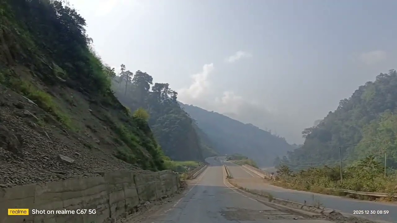 Road Haflong to sylshar 