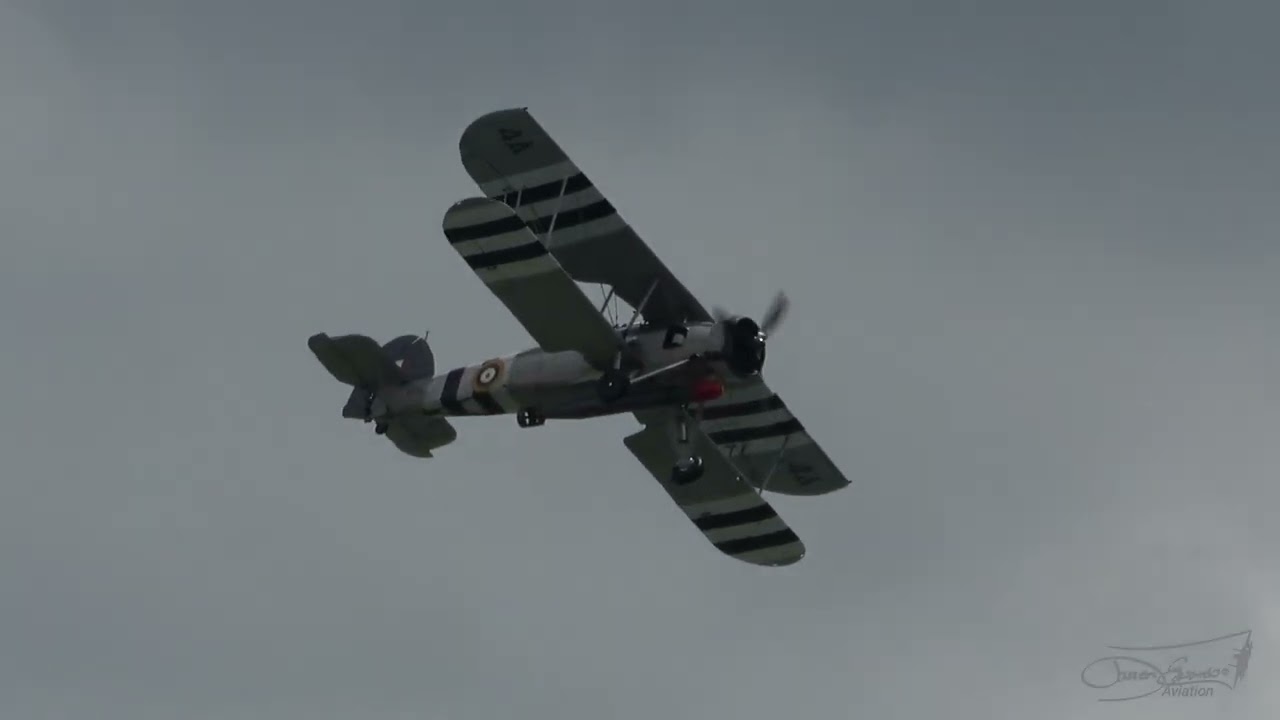 Fairey Swordfish & Wildcat Helicopter Air Display over Swansea Bay | Wales Air Show 2025