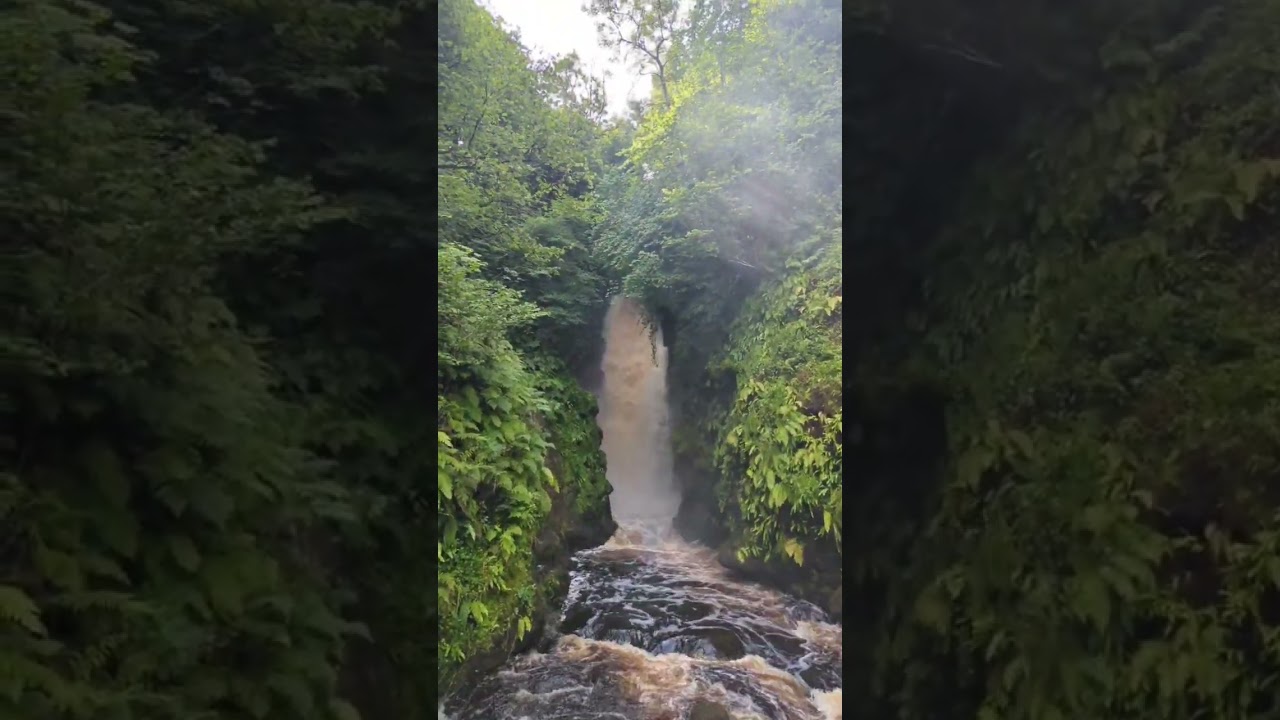 Wee 'hidden' gem in Northern Ireland - Cranny Falls, Carnlough #waterfall #scenery #nature #hiking