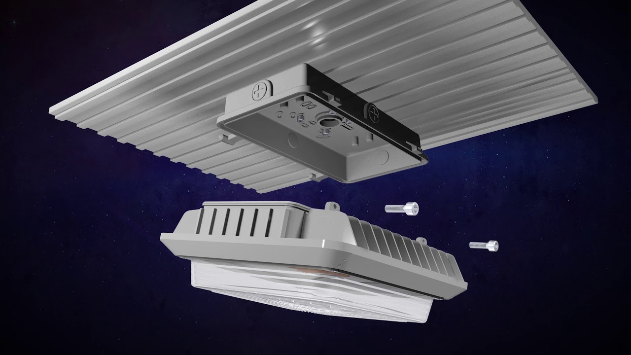 LED Canopy Light - Parking Garage - 40W, 55W, 75W, & 100W