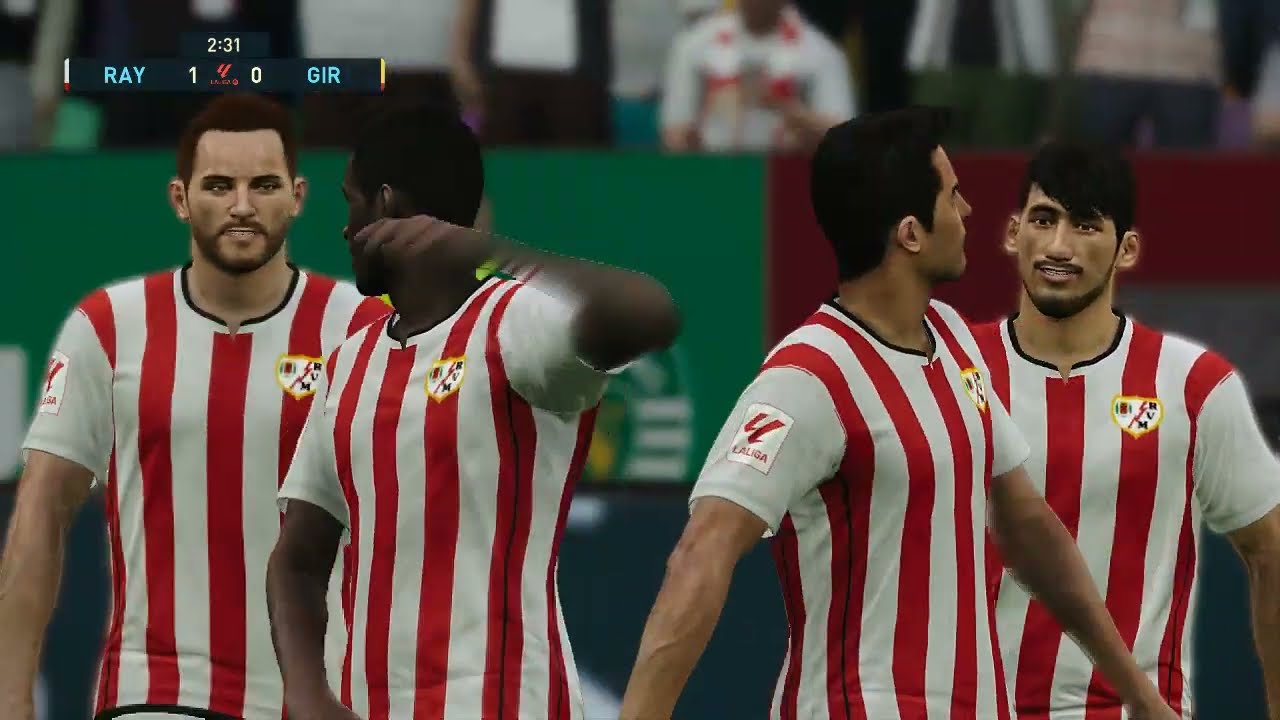 Rayo Vallecano X Girona - La Liga pes 2021 gameplay