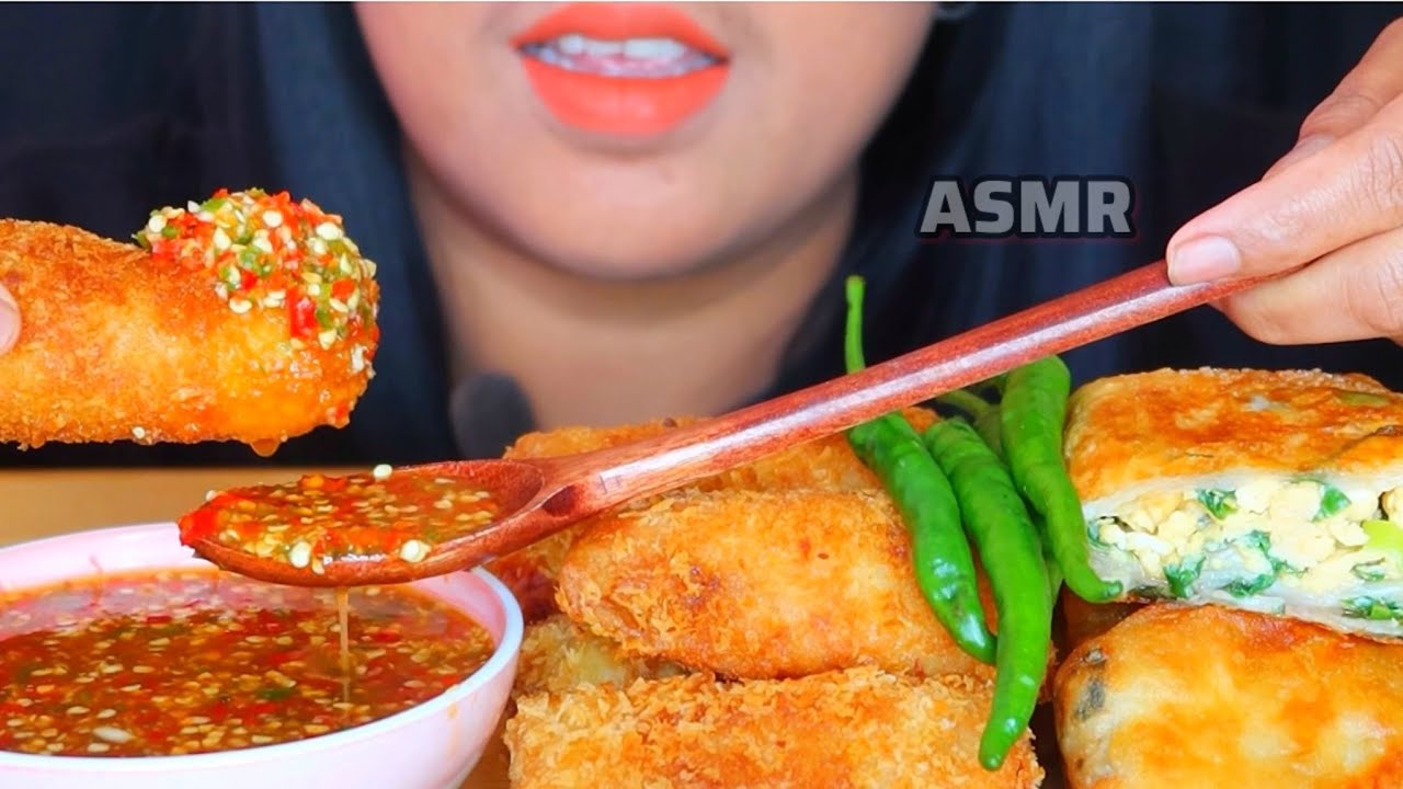 ASMR RISOL *MARTABAK TELUR ||MUKBANG INDONESIA #ASMR #asmrsounds #eatingsounds #gorengan