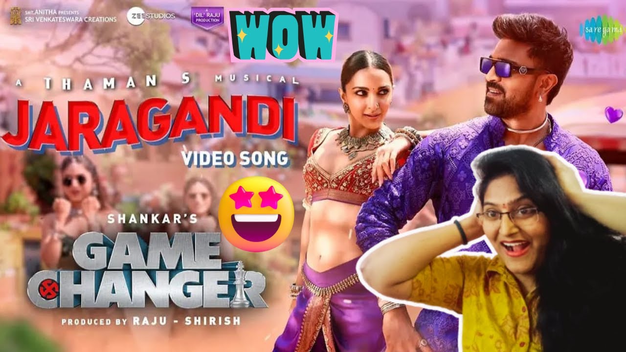 JARAGANDI SONG REACTION | GAME CHANGER | RAM CHARAN | KIARA ADVANI | SHANKAR | THAMAN S