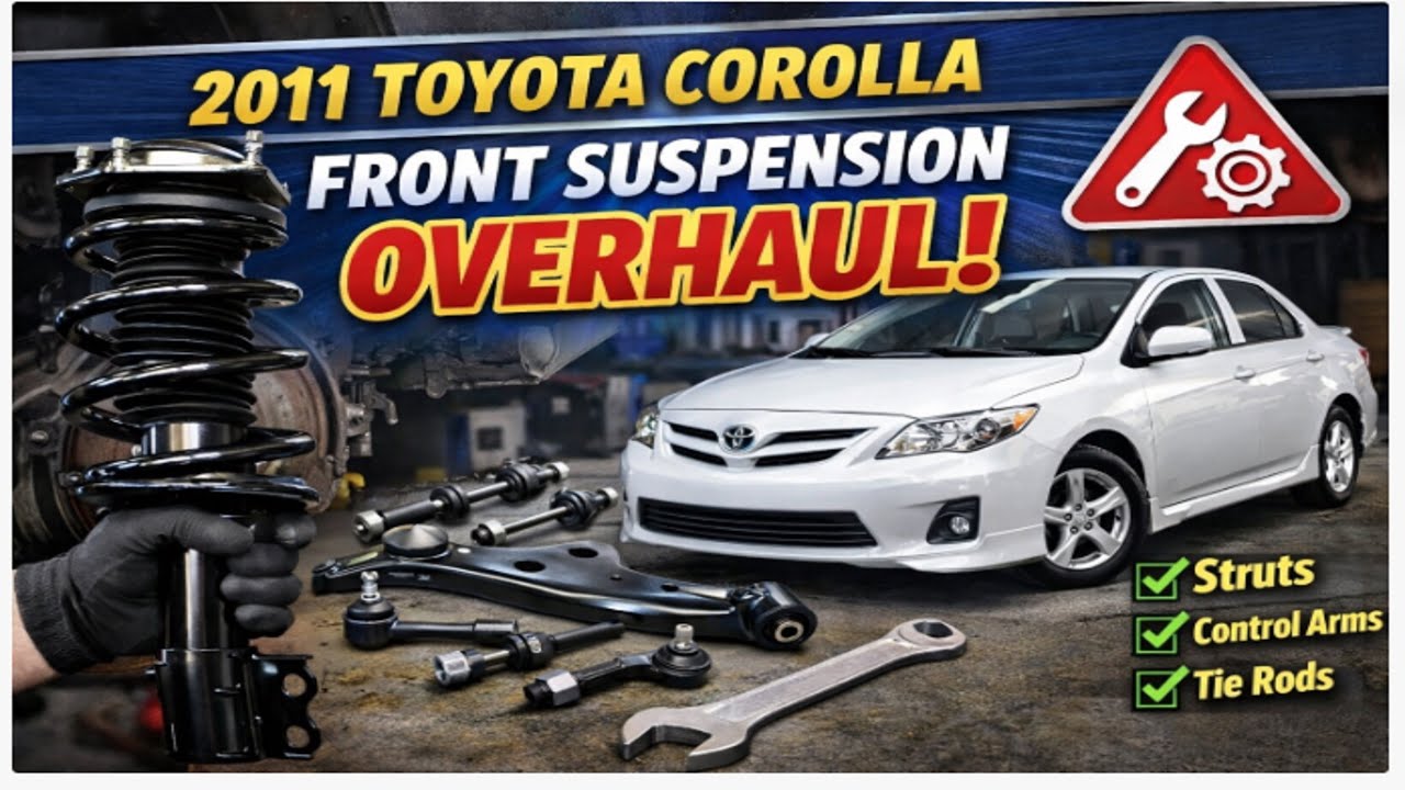 2011 Toyota Corolla Front Suspension Failure Breakdown