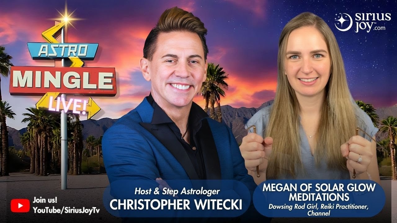 Astro Mingle with Meghan from Solar Glow Meditations, Dousing Rod & Reiki Practioner