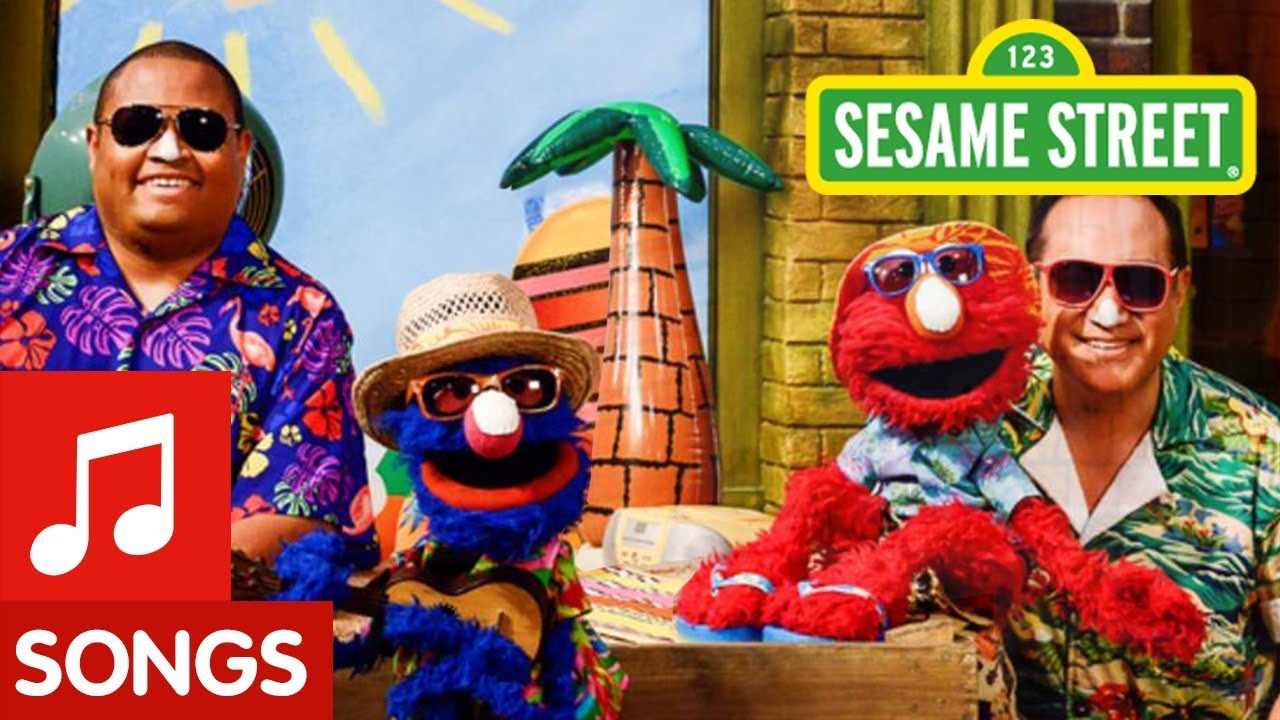 Sesame Street: Let's Go Surfin' Song with Elmo and Grover!