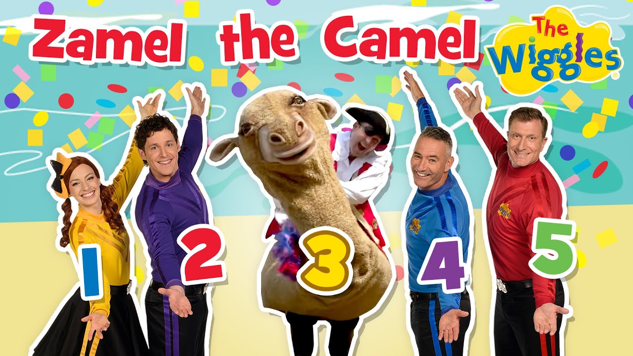 Zamel the Camel Has Five Humps 🐪 Kids Counting Song 🎶 The Wiggles