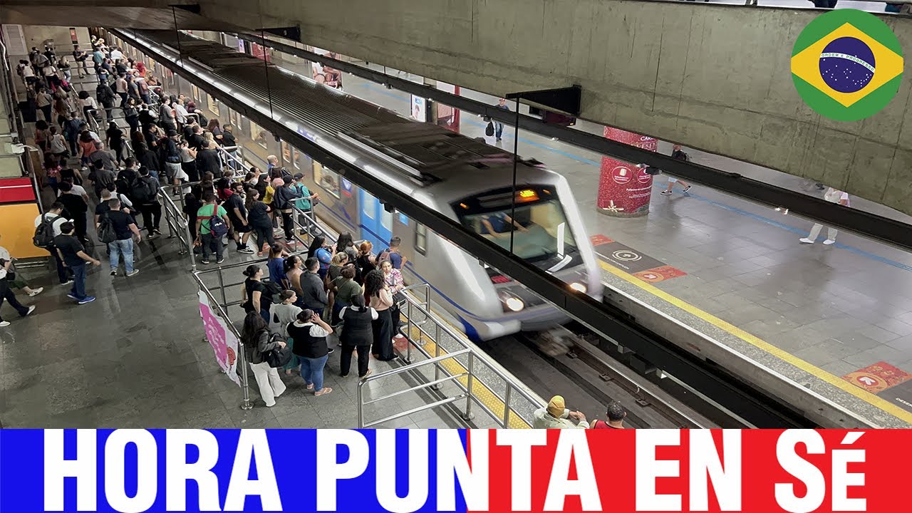 Metrô SP | Hora Punta en Estación Sé (2)