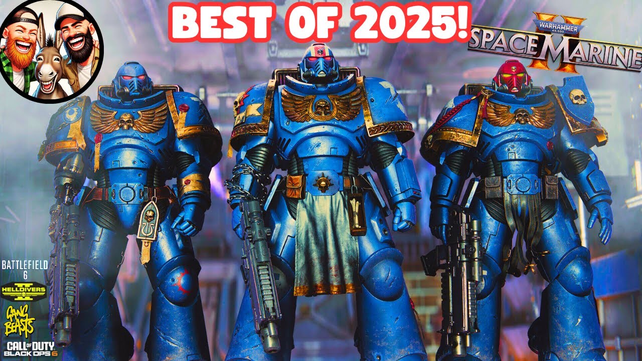 Best of 2025: Epic Space Marine 2 & Friends Funny Moments (CoD Prop Hunt, Battlefield 6)
