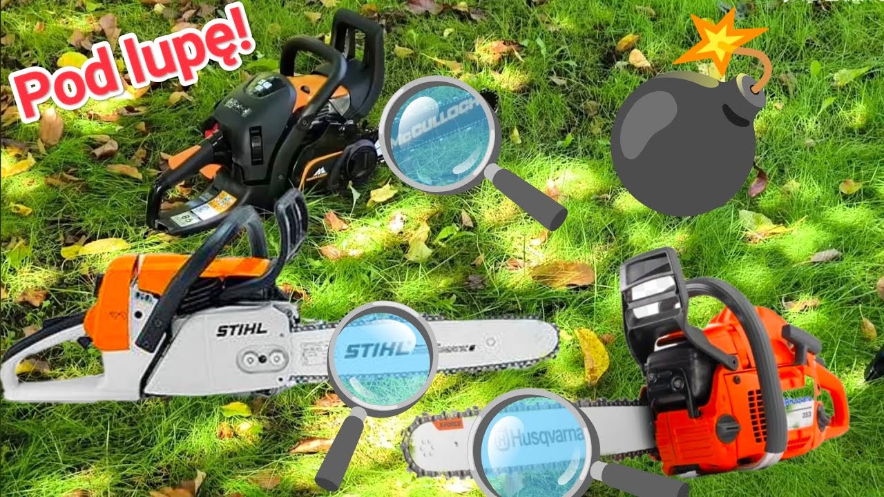 McCulloch CS450 elite  Stihl Husqvarna  jak to wygląda na tle echo? PILARKI wał przegląd porównanie.