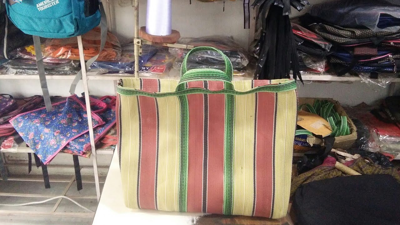 nylon bag making new vedio