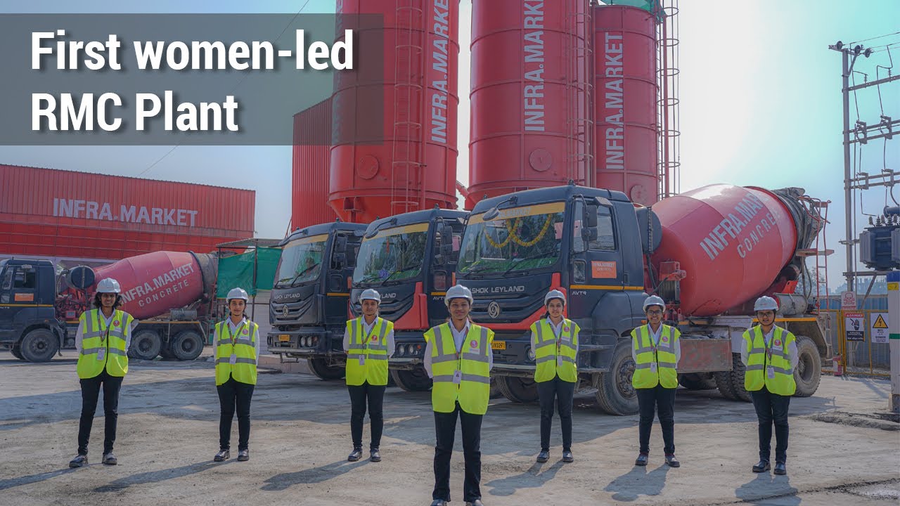 Infra.Market Women Led first RMC Plant - Pune