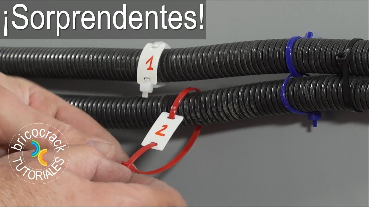 Soluciones para ordenar y sujetar con bridas (Bricocrack)