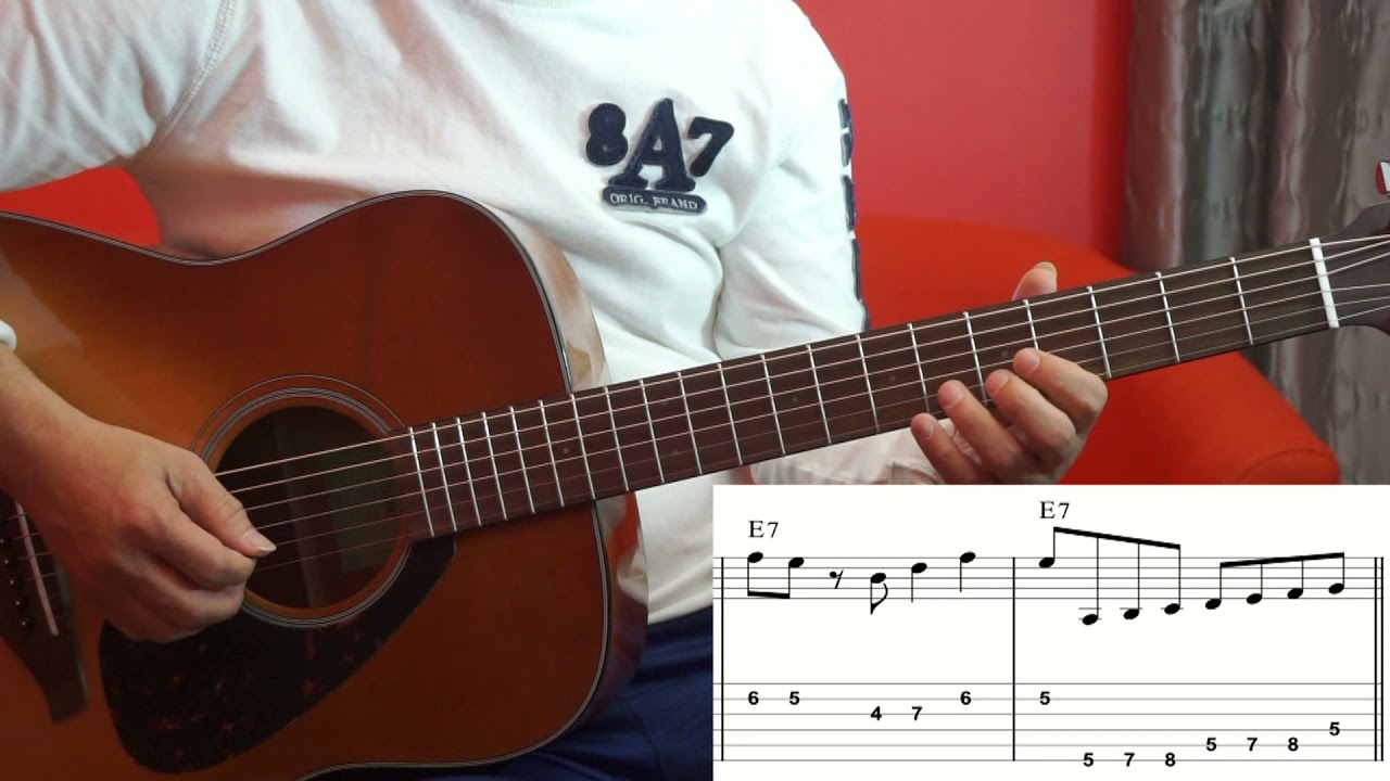 Hướng Dẫn Intro Guitar | Tango #5 _ TAB _ Backing track.
