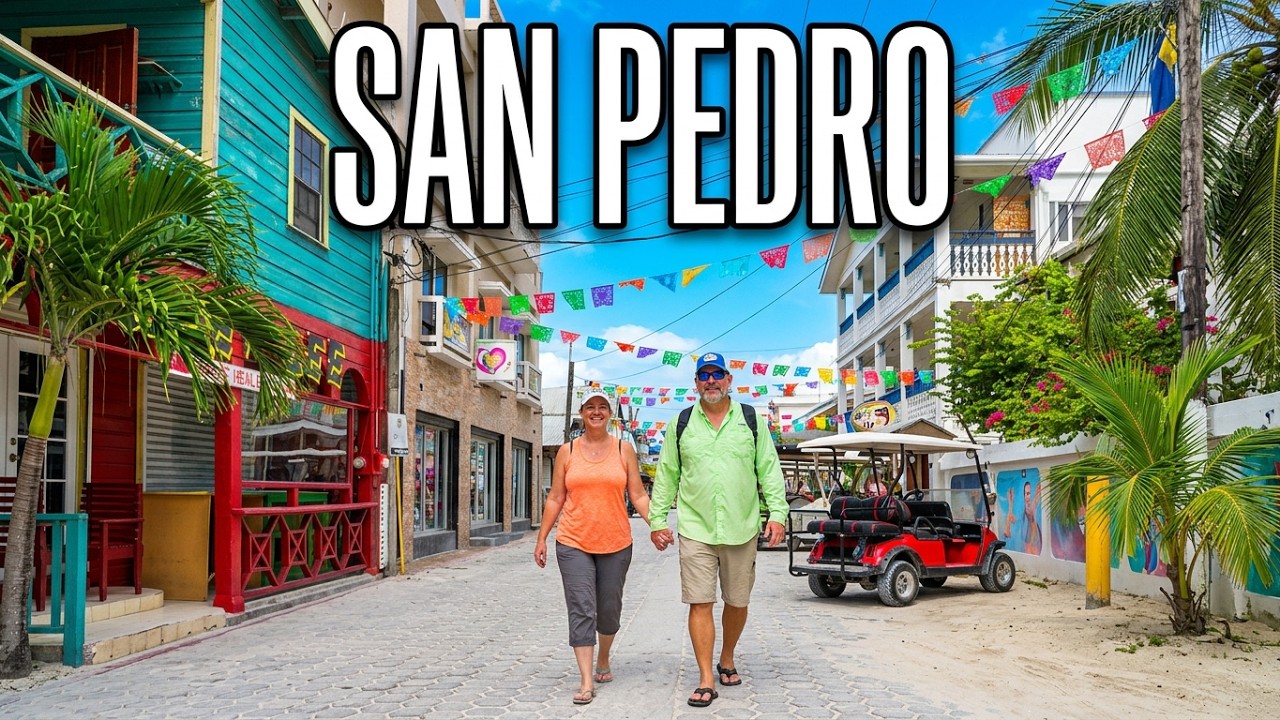 Walking tour of San Pedro Belize