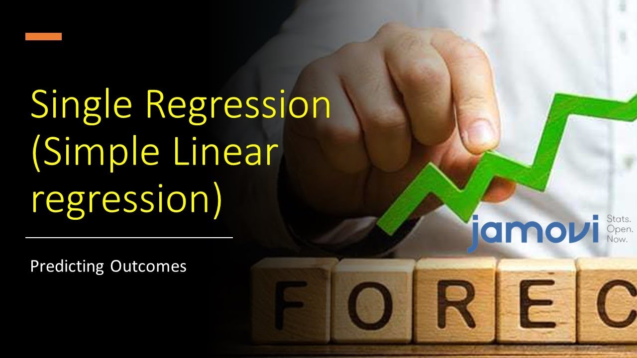 Simple Linear Regression | Single Regression | Data Analysis in Jamovi