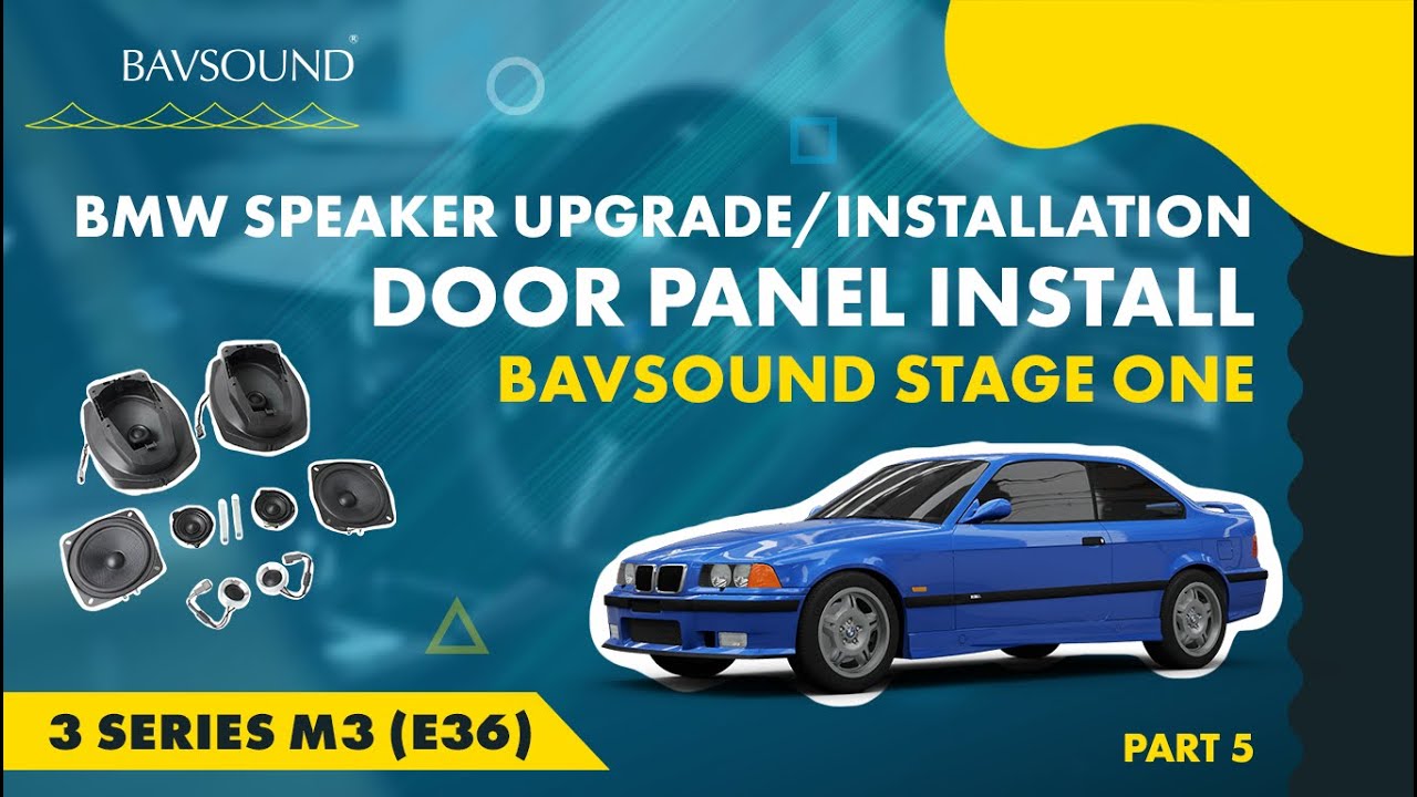 BMW Speaker Upgrade | Door Panel Install | 3 Series M3 (E36) | BAVSOUND Stage One | Part 5