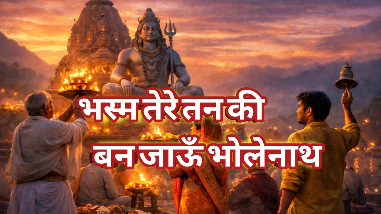 भस्म तेरे तन की बन जाऊँ भोलेनाथ #shivbhajan DHOLAK bhajan