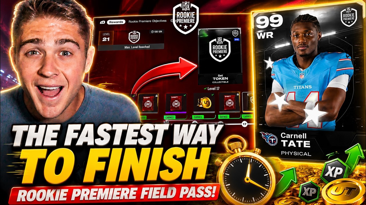 The FASTEST Way to Finish the Rookie Premiere Field Pass in Madden 26!