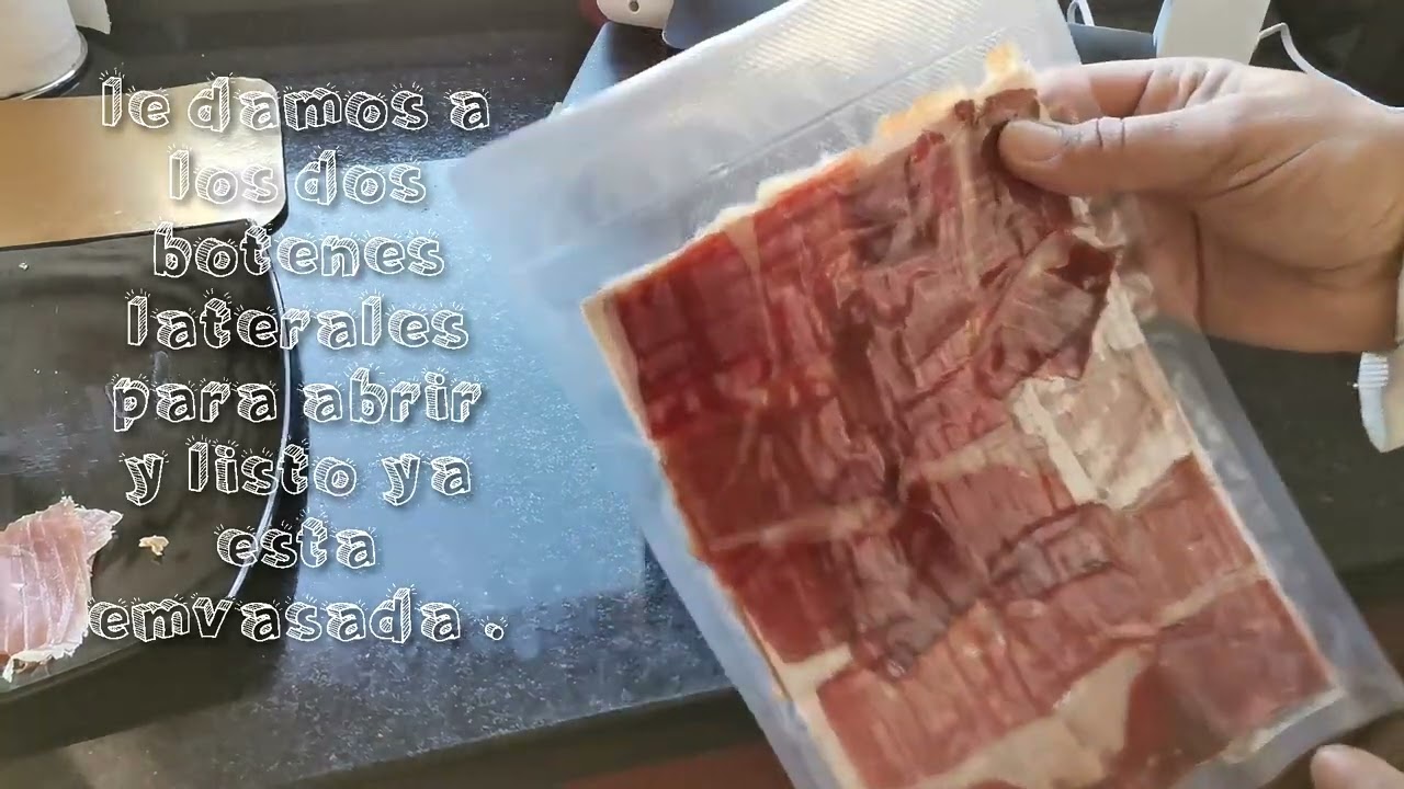 como envasar al vacío.