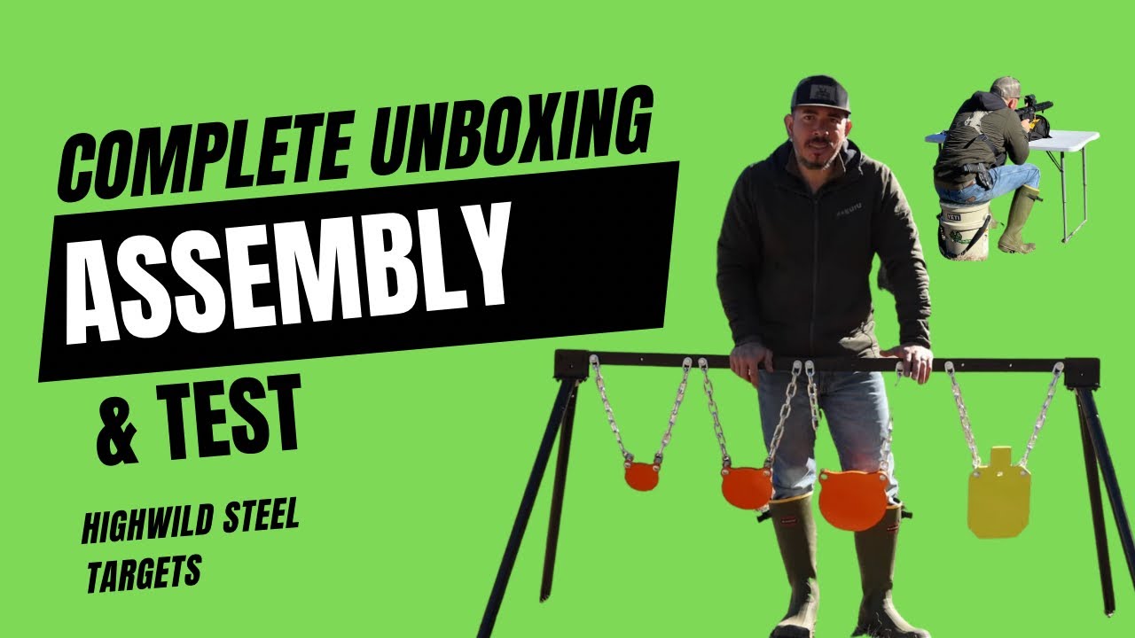 Steel Shooting Targets / HIGHWILD AR500 / Complete Unboxing / Assembly / Test / Review