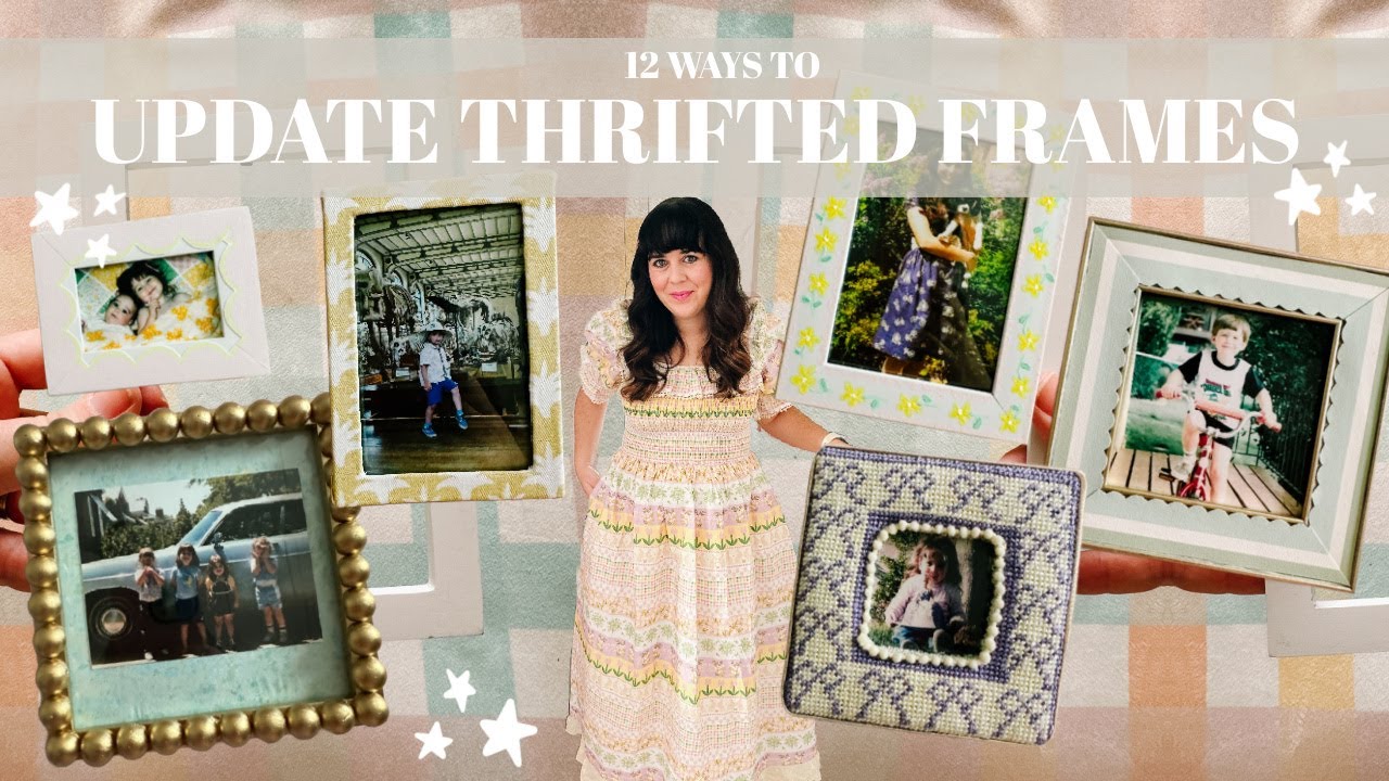 12 Creative Ways to Update Thrift Store Frames | Easy DIY Frame Makeovers! 🖼