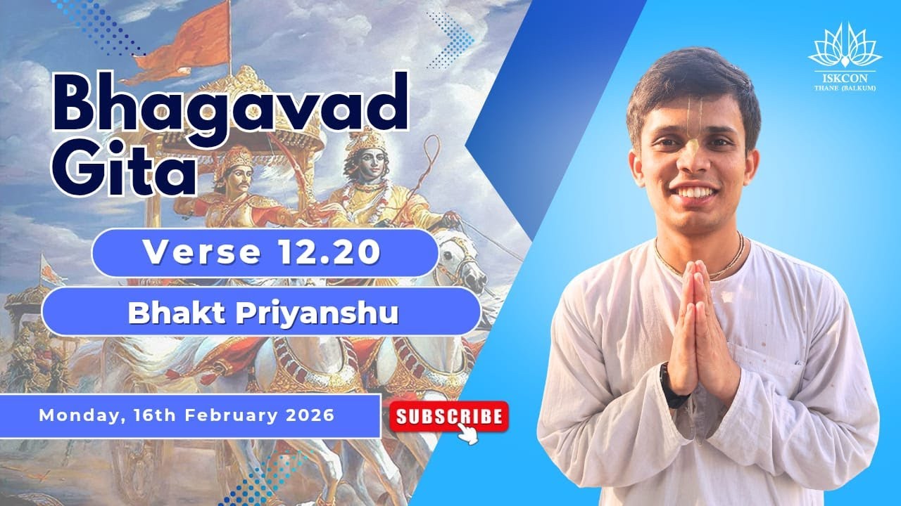 Bhakt Priyanshu | BG 12.20 | ISKCON Thane