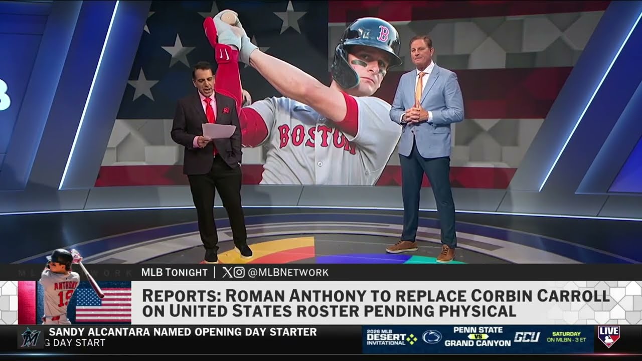 Телеканал MLB Network отреагировал на замену Корбина Кэрролла Романом Энтони в составе сборной СШ...