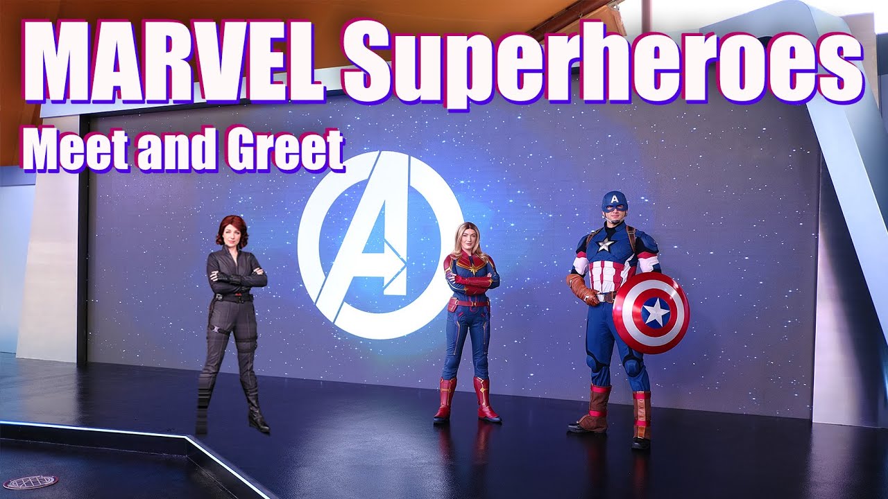 【4K】Tomorrowland Stage Marvel Superheroes Meet and Greet｜Hong Kong Disneyland