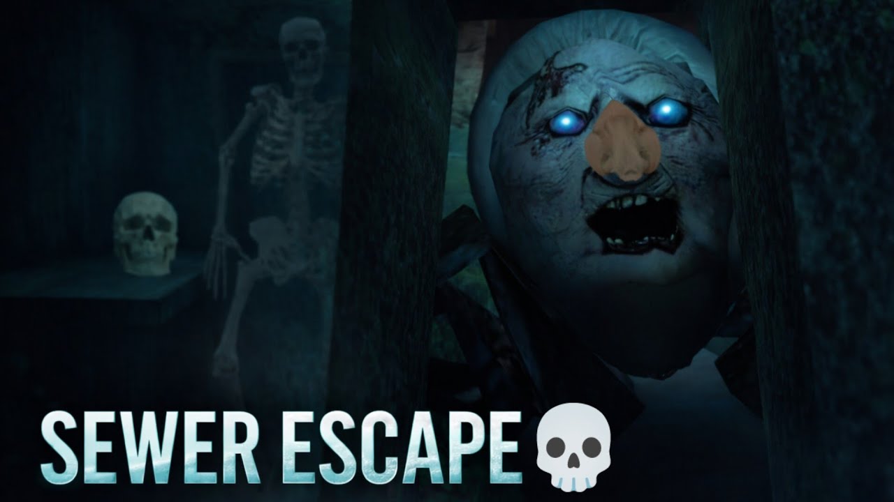 Granny 1 Sewer Escape Walkthrough | Spider Angelina Full Escape (No Commentary)