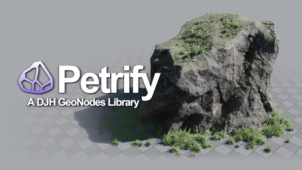Petrify: A DJH GeoNodes Library - Trailer