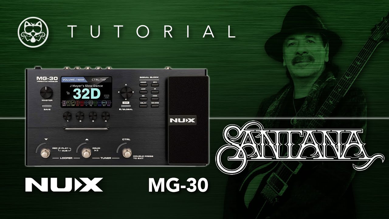 ¡NUX MG-30! Carlos Santana... ¡EN ESPAÑOL!