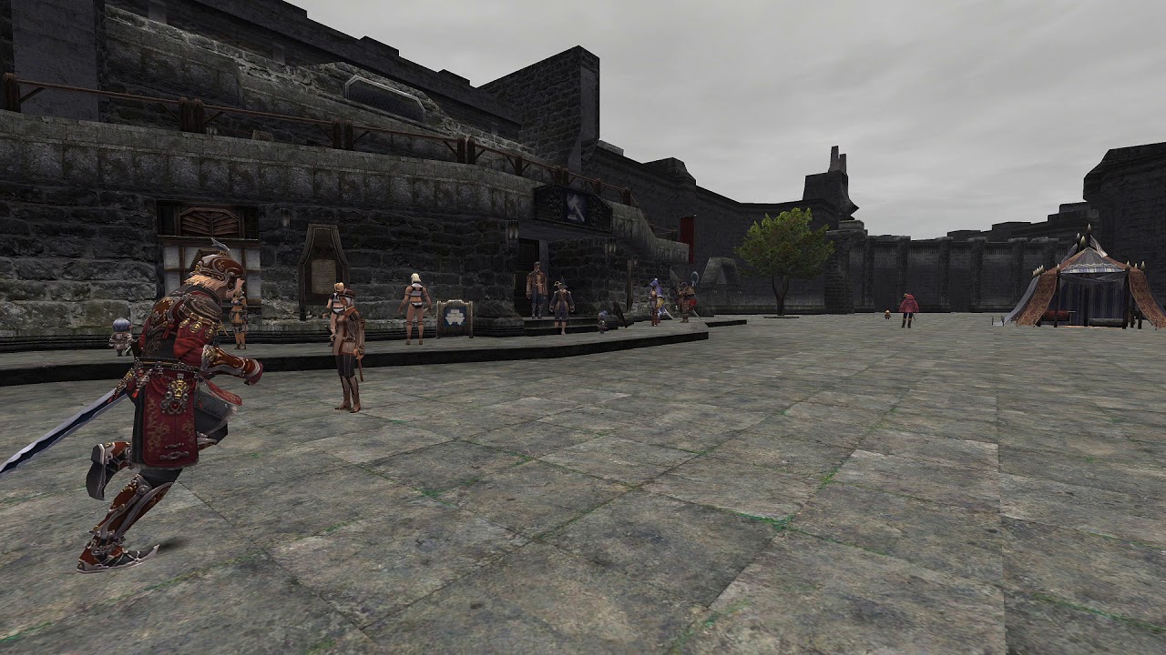 FFXI San d'Oria South 1 (AH) Ambience with HD mods - 2 hours